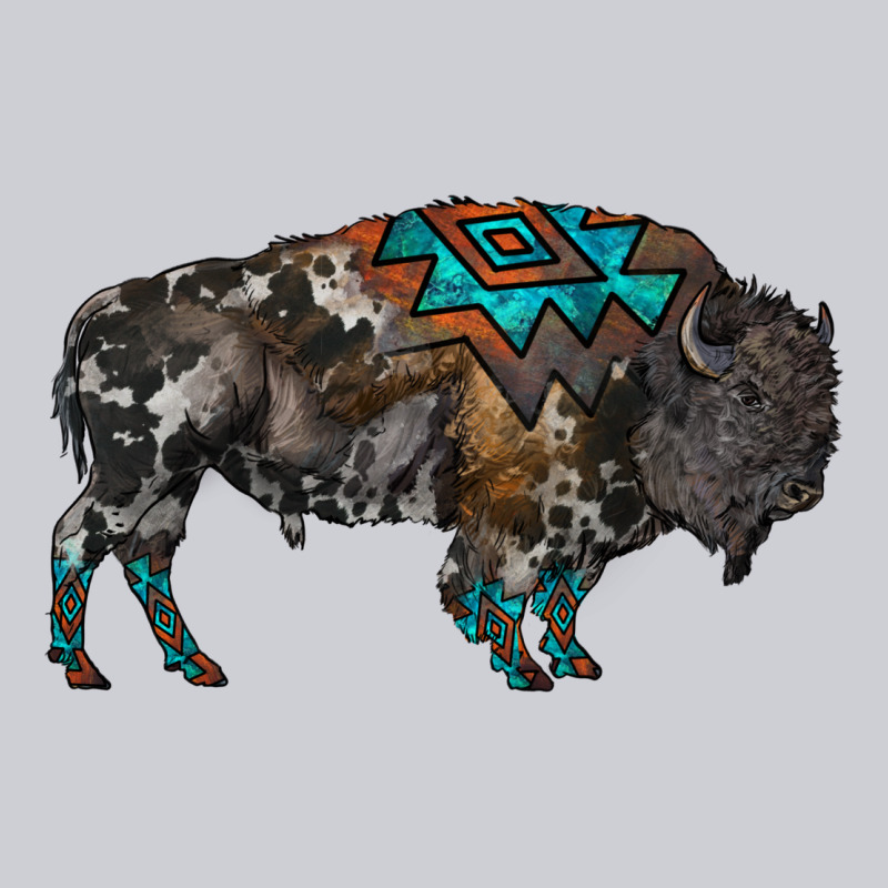 Cowhide Bison Heavyweight Sweatshirt by RanaPortraitStore | Teevron