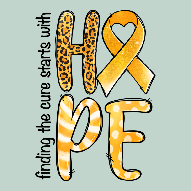 Finding The Cure Starts With Hope Childhood Cancer Awareness Zipper Hoodie by Jasminsmagicworld | Teevron