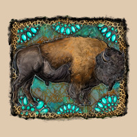 Bison With Gemstone Background Heavyweight Sweatshirt | Teevron