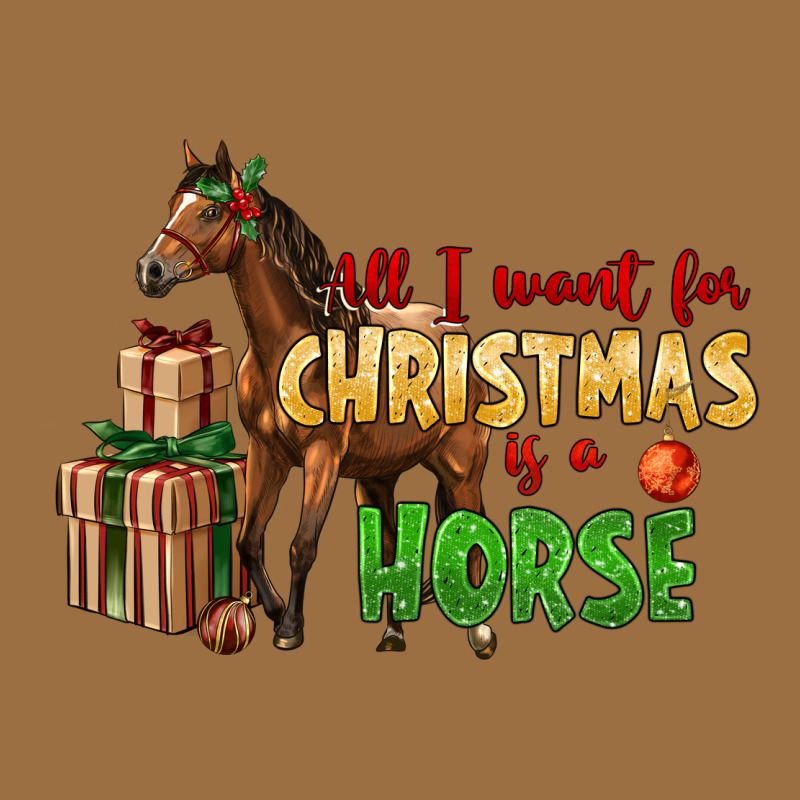 All I Want For Christmas Is A Horse Vintage Tee by LillyAllenDesigns | Teevron