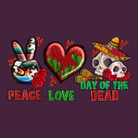 Peace Love Day Of The Dead Premium Tee | Teevron