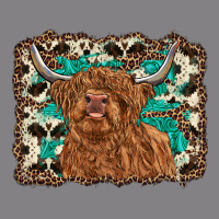 Highland Cow Western Background Heavyweight Hoodie | Teevron