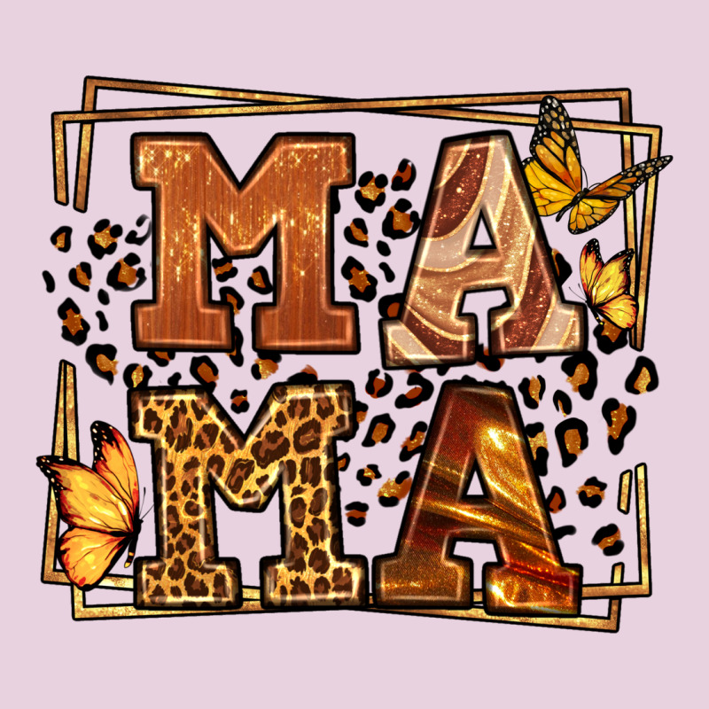 Melanin Leopard Frame Mama Mother's Day Ladies Tee by LillyAllenDesigns | Teevron