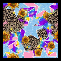 Stars And Sunflowers Seamless Pattern Heavy Core Tee | Teevron