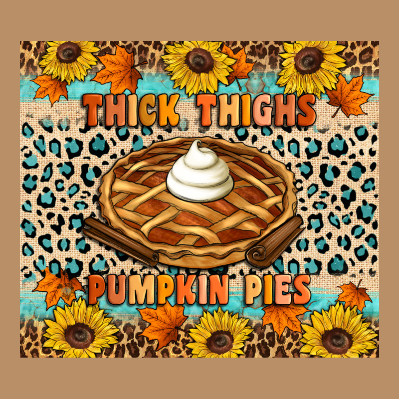 Thick Thighs Pumpkin Pies Vintage Hoodie by Artiststas | Teevron