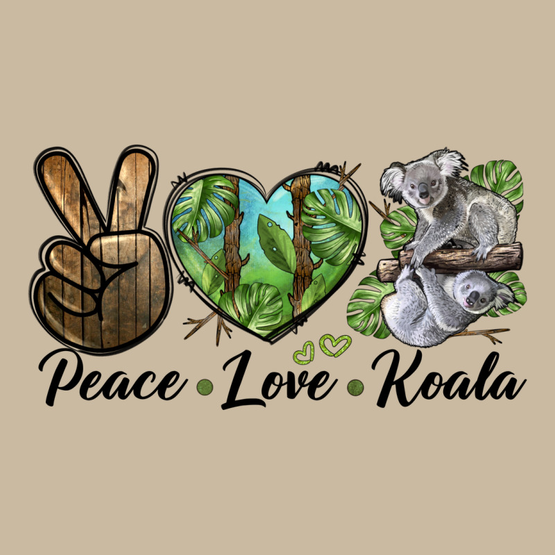 Peace Love Koala Long Sleeve Tee by LillyAllenDesigns | Teevron