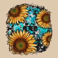 Sunflower Cowhide And Turquoise Patches Heavyweight Sweatshirt | Teevron