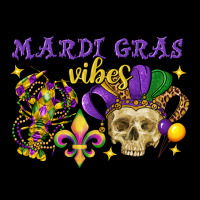 Mardi Gras Vibes Skull Premium Tee | Teevron