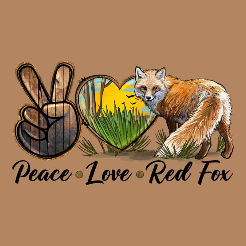 Peace Love Red Fox Long Sleeve Tee by LillyAllenDesigns | Teevron