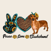 Peace Love Dachshund Premium Sweatshirt | Teevron
