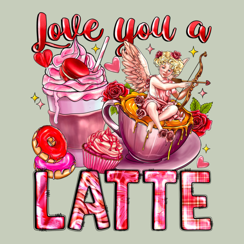 Love You Latte Valentine Cupid Ladies Tee by CowhideDigitalArt | Teevron