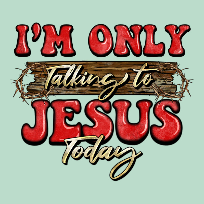I'm Only Talking To Jesus Today Christmas Premium Hoodie by BarkalooDesign | Teevron