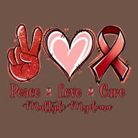 Peace Love Cure Multiple Myeloma Cancer Premium Sweatshirt | Teevron