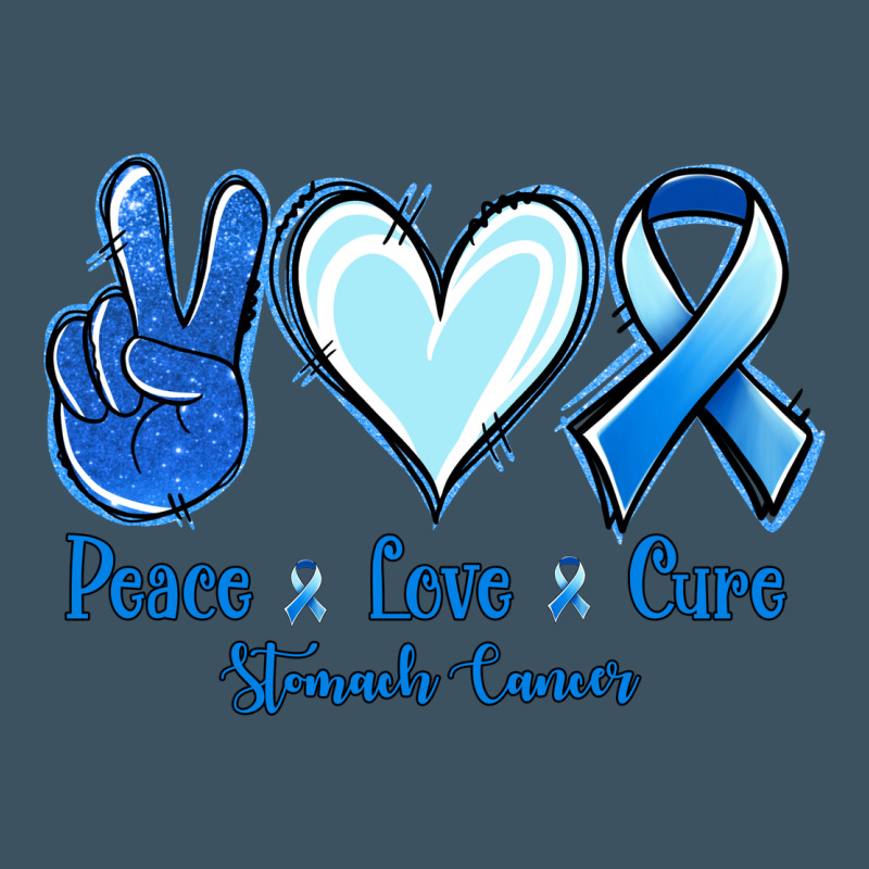 Peace Love Cure Stomach Cancer Urban Heavy Tee by Jasminsmagicworld | Teevron