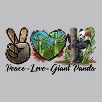Peace Love Giant Panda Long Sleeve Tee | Teevron