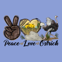 Peace Love Ostrich Long Sleeve Tee | Teevron