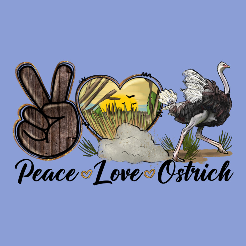 Peace Love Ostrich Long Sleeve Tee by LillyAllenDesigns | Teevron