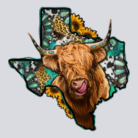 Texas Map Highland Cow Zipper Hoodie | Teevron