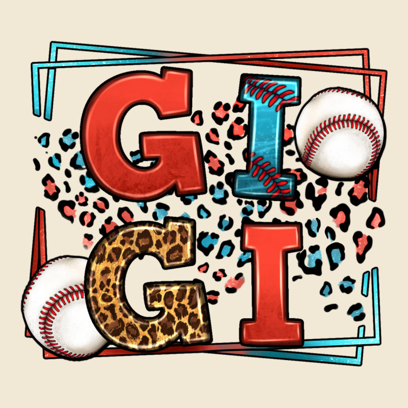 Baseball Gigi Leopard Frame Ladies Tee by LillyAllenDesigns | Teevron