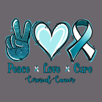 Peace Love Cure Cervical Cancer Premium Sweatshirt | Teevron