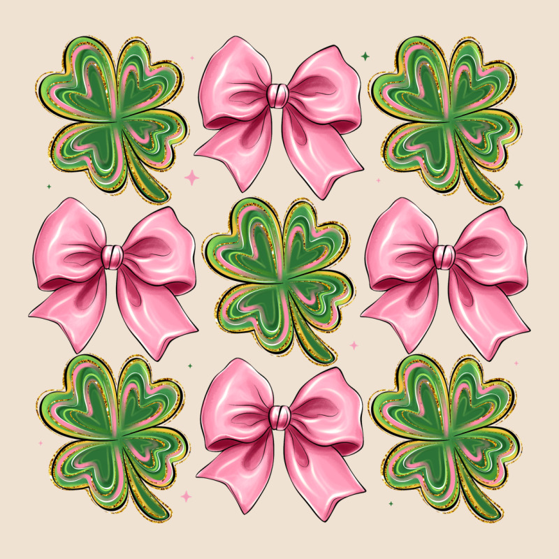 Clover Bow Urban Heavy Tee by CowhideDigitalArt | Teevron