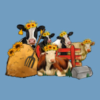 Cows With Sunflower Headbands Urban Heavy Tee | Teevron