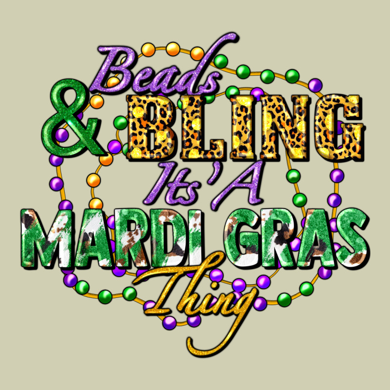 Beads And Bling It's' A Mardi Gras Thing Heavy Core Tee by FaDigitalArtStudio | Teevron