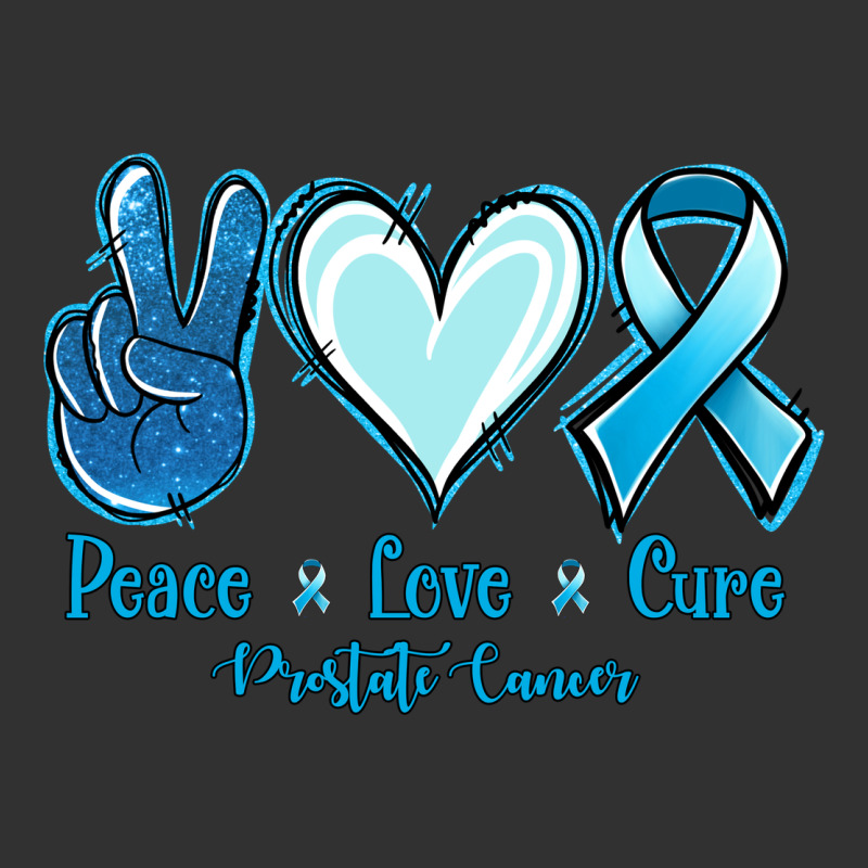 Peace Love Cure Prostate Cancer Urban Heavy Tee by Jasminsmagicworld | Teevron