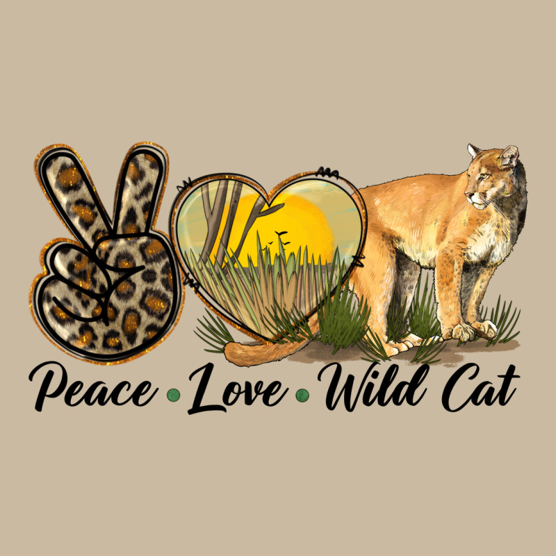 Peace Love Wild Cat Long Sleeve Tee by LillyAllenDesigns | Teevron
