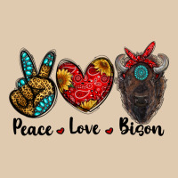 Peace Love Bison Heavyweight Sweatshirt | Teevron