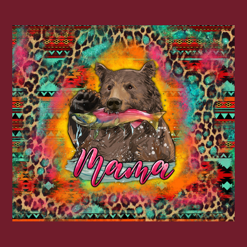 Mama Bear Leopard And Aztec Zipper Hoodie by RanaPortraitStore | Teevron