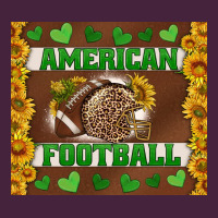 American Football With Sunflower Tumbler Premium Tee | Teevron