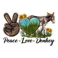 Peace Love Donkey Long Sleeve Tee | Teevron