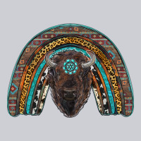 Western Rainbow With Bison Heavyweight Sweatshirt | Teevron