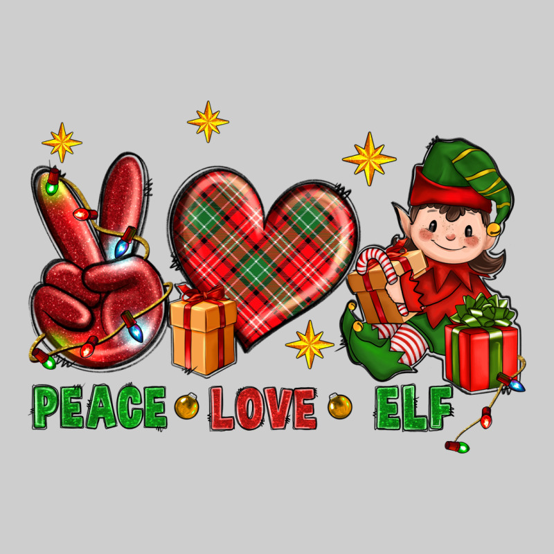 Peace Love Elf Christmas Premium Tee by BundleAndBundleShop | Teevron