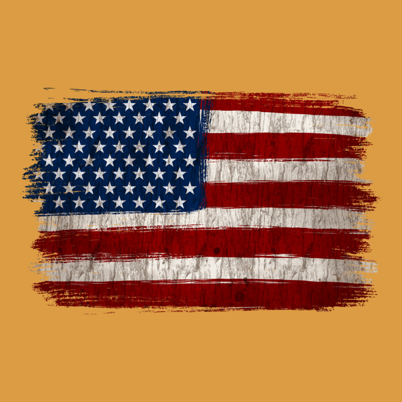 Distressed American Flag Urban Heavy Tee by Jasminsmagicworld | Teevron