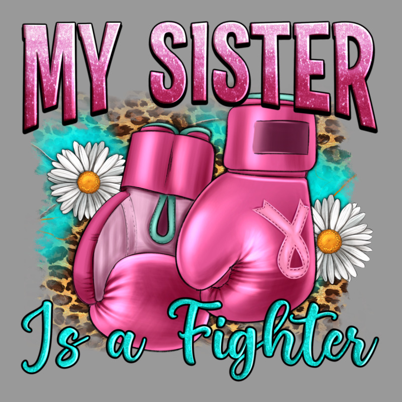 Breast Cancer My Sister Is A Fighter Vintage Hoodie by Artiststas | Teevron