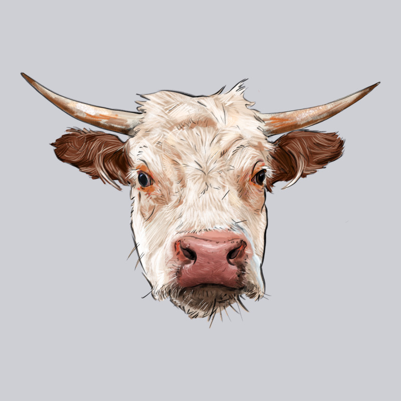Hereford Cow Head Urban Hoodie by RanaPortraitStore | Teevron