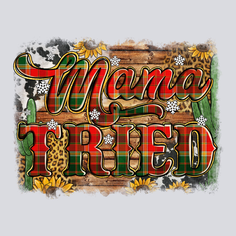 Mama Tried Christmas Zipper Hoodie by Jasminsmagicworld | Teevron