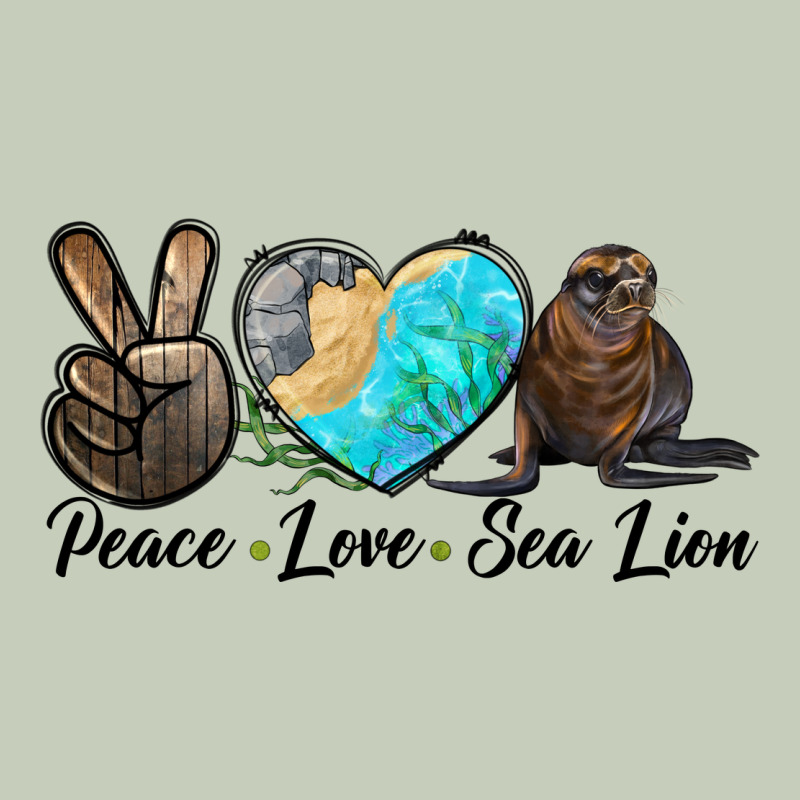 Peace Love Sea Lion Long Sleeve Tee by LillyAllenDesigns | Teevron