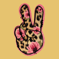 Floral Leopard Peace Sign Premium Sweatshirt | Teevron