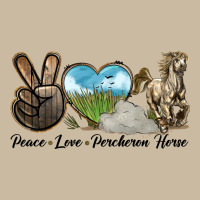 Peace Love Percheron Horse Long Sleeve Tee | Teevron