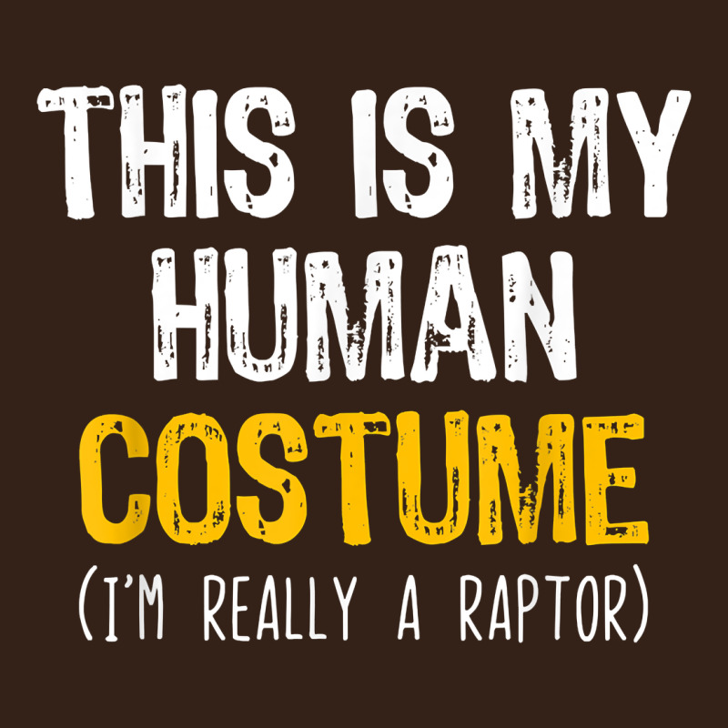 Human Costume Raptor Halloween Velociraptor Lazy Easy T Shirt Heavy Core Tee by baoMotion | Teevron