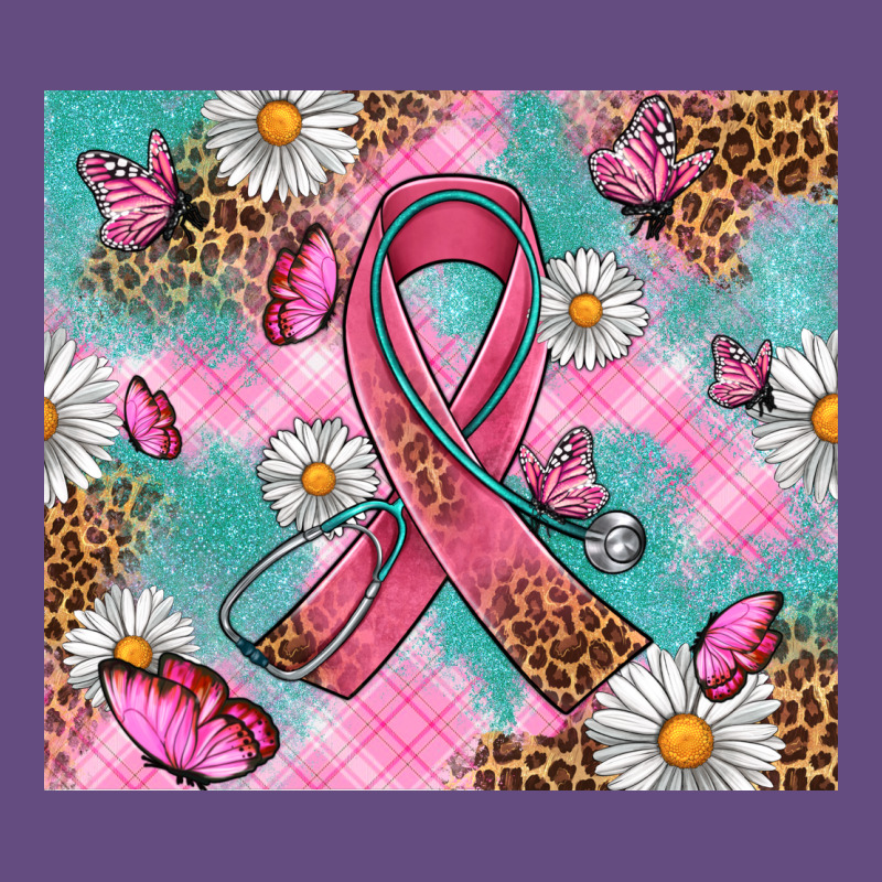 Breast Cancer Ribbon Stethoscope Vintage Hoodie by Artiststas | Teevron