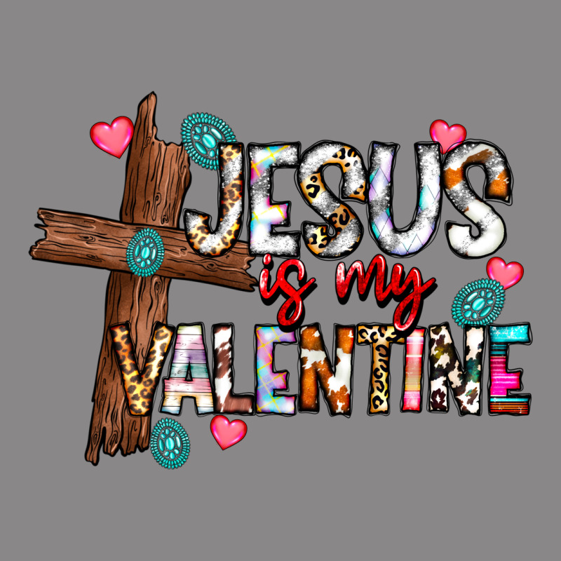 Jesus Is My Valentine Vintage Tee by CowhideDigitalArt | Teevron
