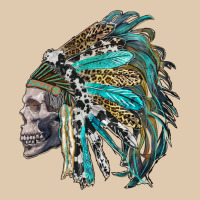 Western Indian Headdress With Skull Heavyweight Sweatshirt | Teevron