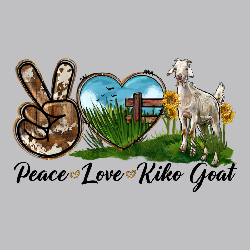 Peace Love Kiko Goat Long Sleeve Tee by LillyAllenDesigns | Teevron