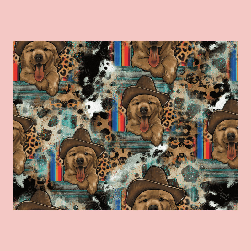 Dog Pattern Urban Heavy Tee by CowhideDigitalArt | Teevron