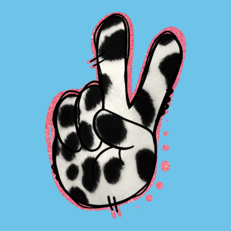 Black White Dalmatian Peace Sign Premium Sweatshirt by Jasminsmagicworld | Teevron