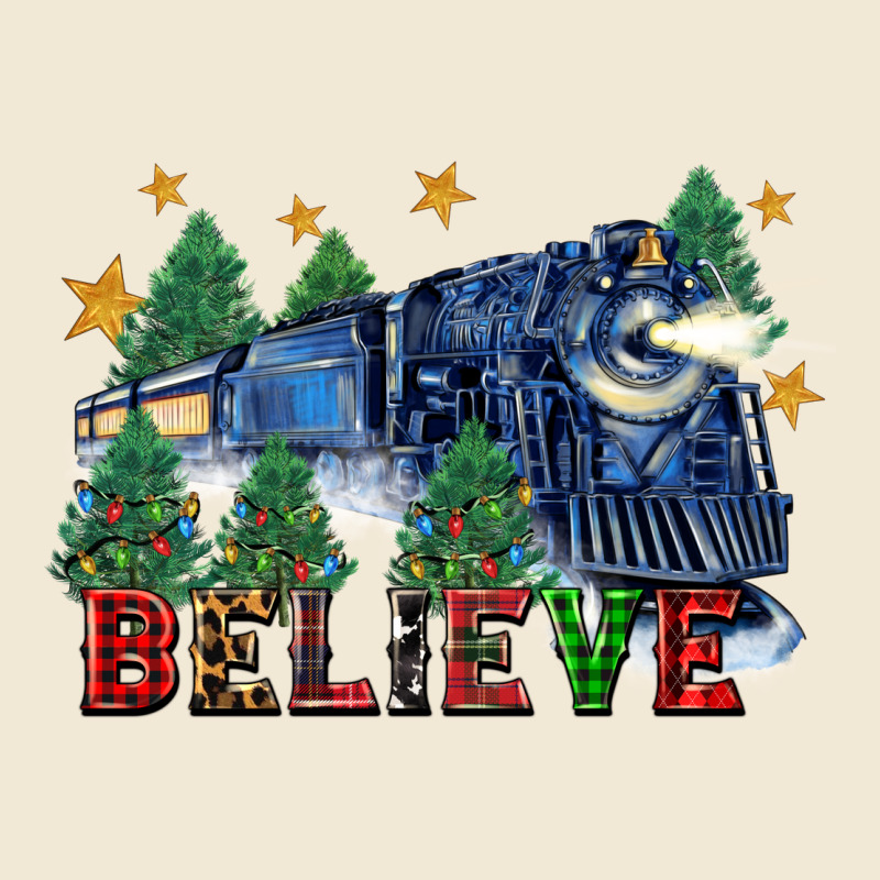 Believe Polar Express Christmas Trees Premium Tee by FaDigitalArtStudio | Teevron